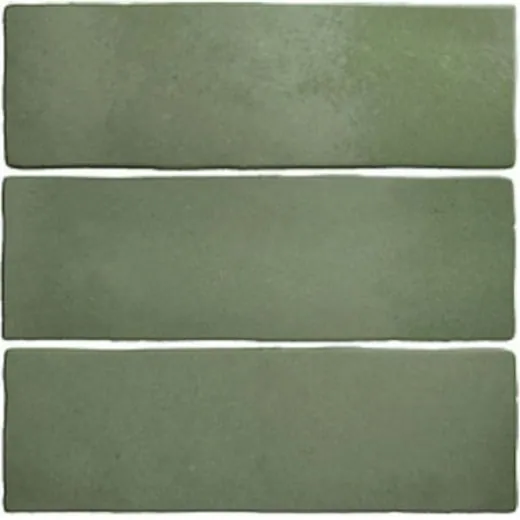 TL10 green subway tile swatch